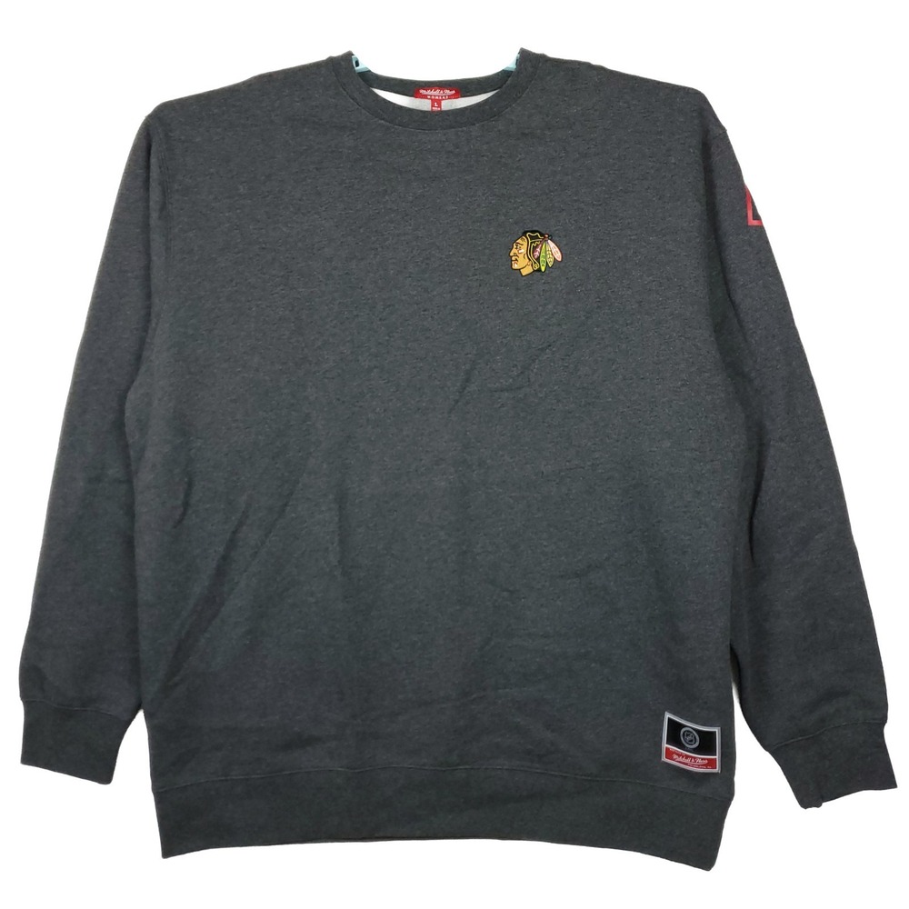 Chicago Blackhawks Mitchell & Ness NHL Womens Large Sweatshirt Oversized NWT